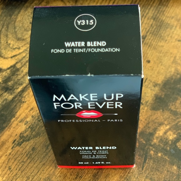 Brand New Make Up For Ever Water Blend Foundation Y315 - Picture 4 of 4